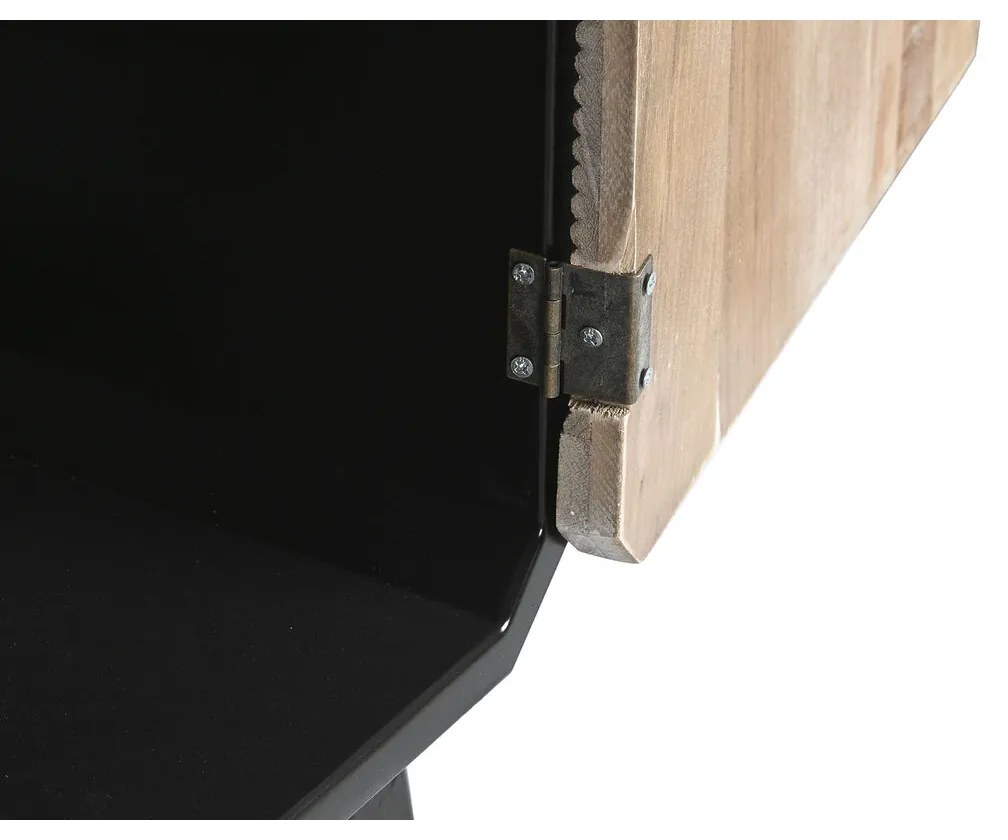 Τηλεόραση DKD Home Decor 120 x 50 x 58 cm Μαύρο Ξύλο