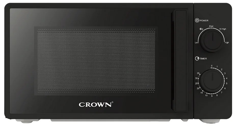 Crown CDMO-2065B Φούρνος μικροκυμάτων 20lt , 700W , Μαύρος
