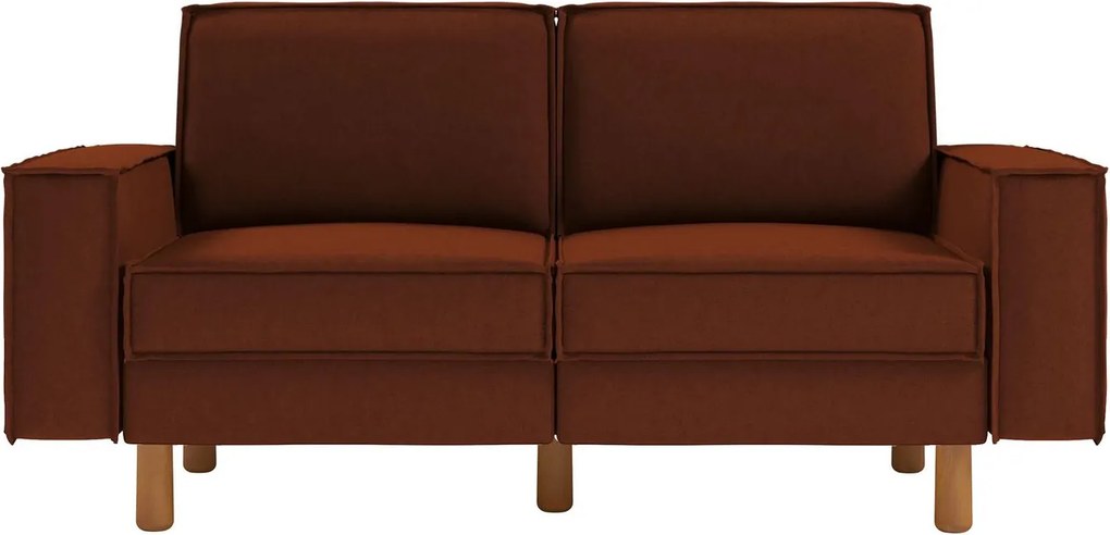 2-Seat Sofa Sparrow 2 - Tile Red, Walnut Tile Red
Walnut