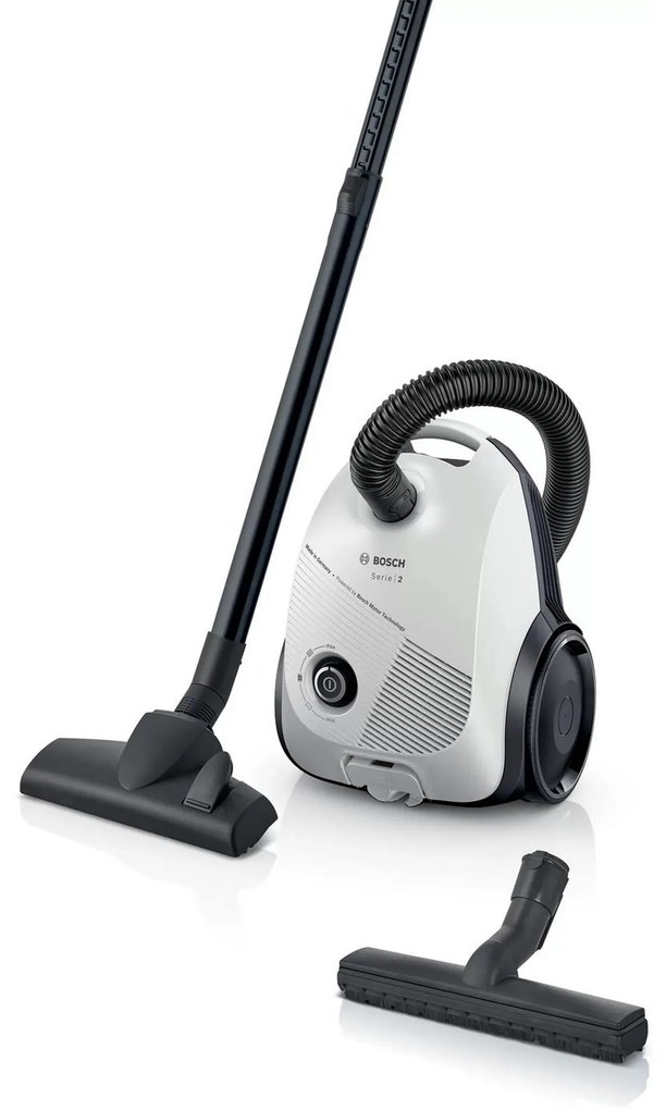 Bosch BGLS2WH1H Ηλεκτρική Σκούπα 600W με Σακούλα 3.5lt Λευκή