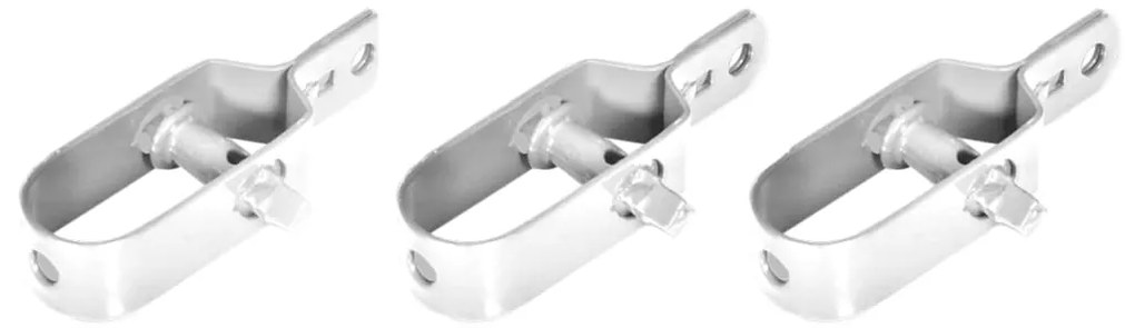 vidaXL Συρματόπλεγμα 25 x 0,8 μ. Γαλβανισμένο Ατσάλι + Στύλοι/Βάσεις