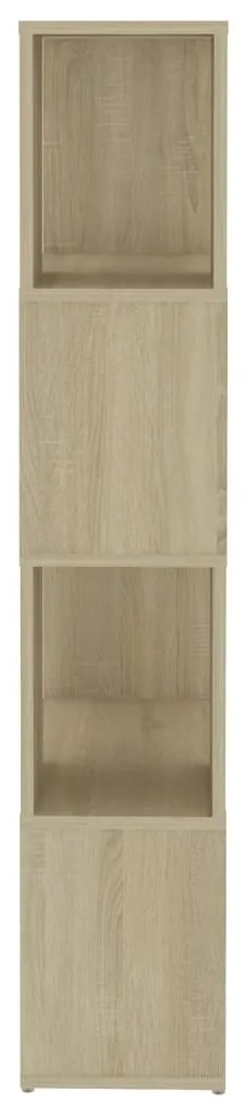 vidaXL Βιβλιοθήκη/Διαχωριστικό Χώρου Sonoma Δρυς 60x24x124,5εκ Μοριοσ.