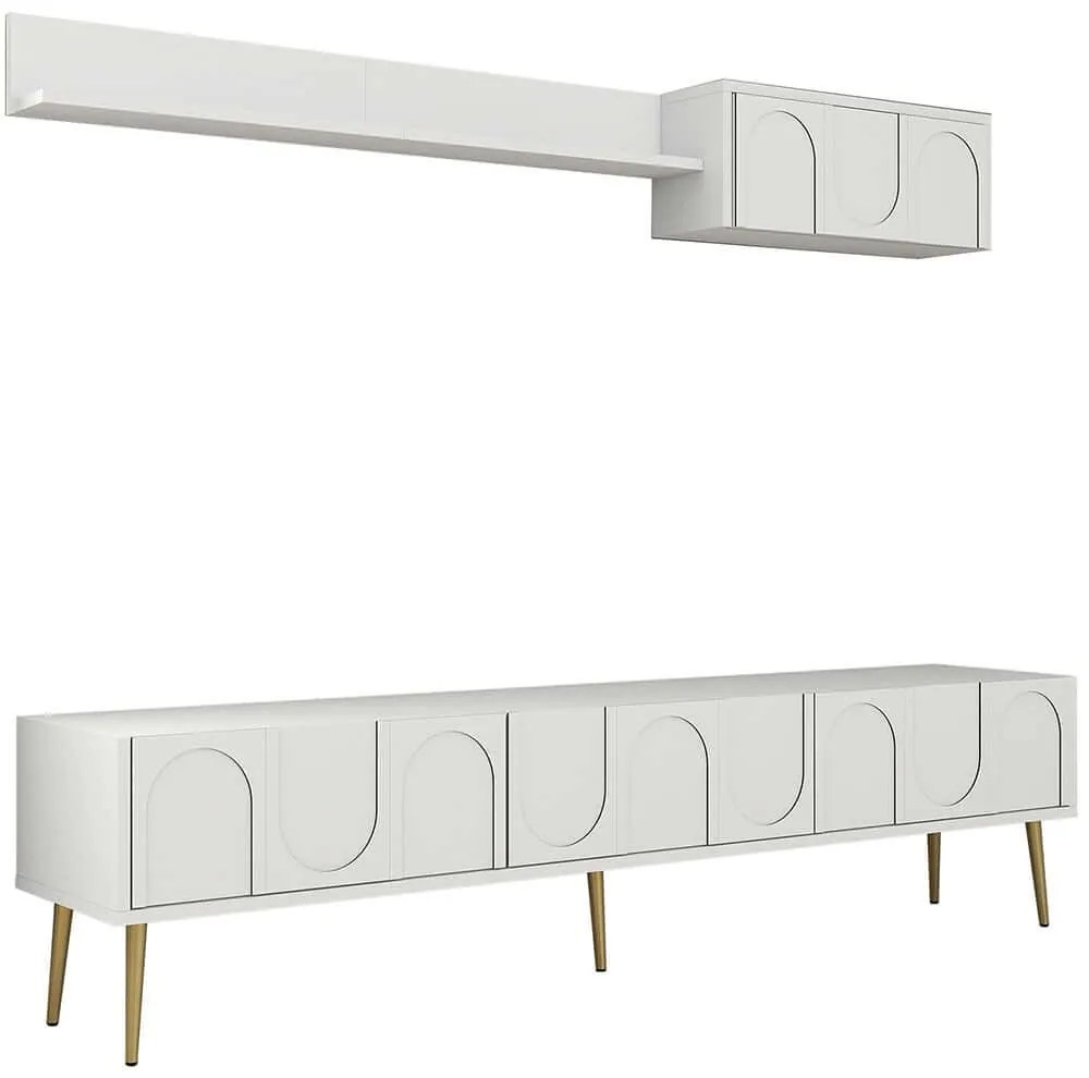 Σύνθεση Τηλεόρασης Lyon 845HCT5580 180x35x43cm White
