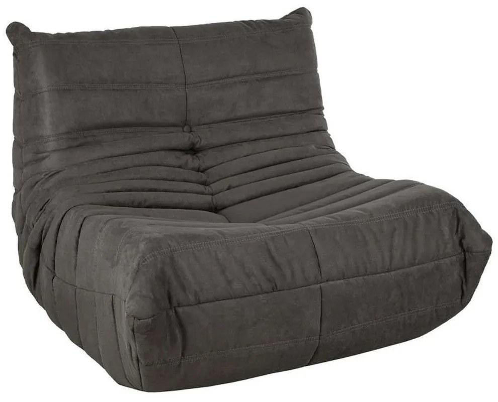 Πουφ Πολυθρόνα Comodo 01-3159 89x100x70cm Dark Grey