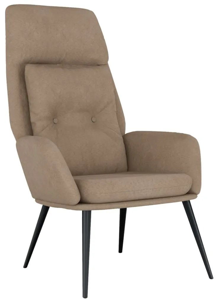 vidaXL Πολυθρόνα Relax Taupe από Συνθετικό Καστόρι