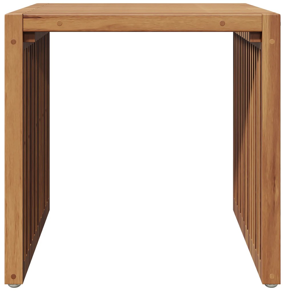vidaXL Τραπεζάκι Κήπου 45 x 42.5 x 45 εκ. Μασίφ Ξύλο Teak