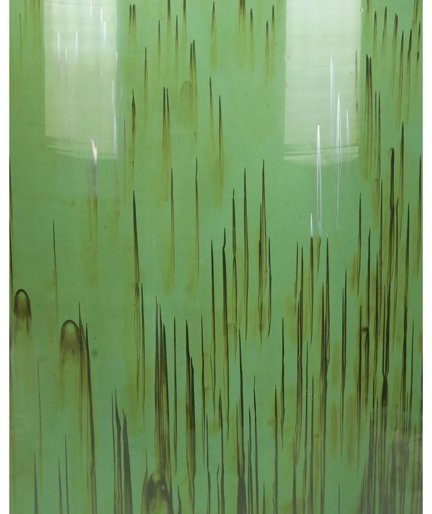 Κηροπήγιο ArteLibre Πράσινο Γυαλί 19x19x23cm