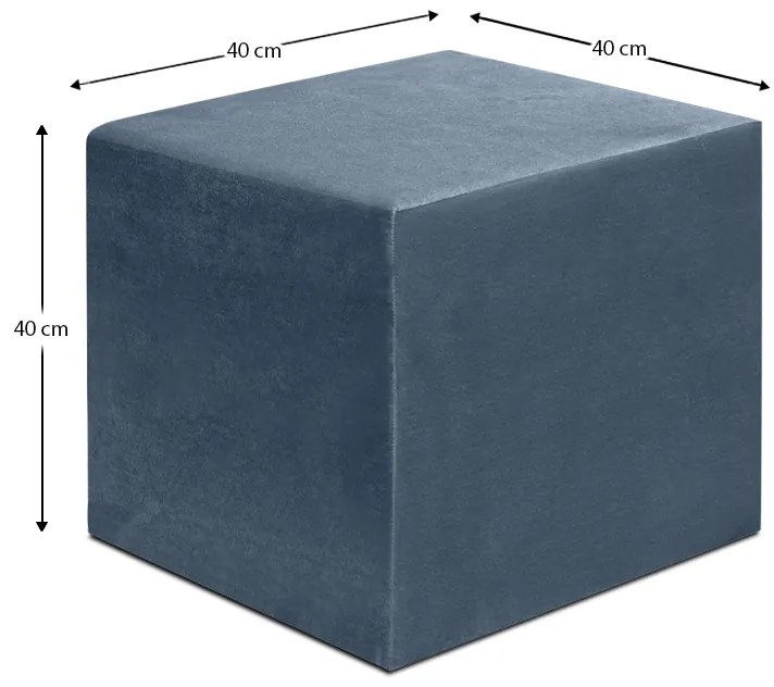ΣΚΑΜΠΩ APRIL MEGAPAP ΒΕΛΟΥΔΙΝΟ ΧΡΩΜΑ ΑΝΘΡΑΚΙ 40X40X40ΕΚ.