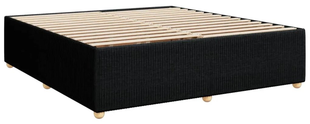 ΚΡΕΒΑΤΙ BOXSPRING ΜΕ ΣΤΡΩΜΑ ΜΑΥΡΟ 200X200 ΕΚ. ΥΦΑΣΜΑΤΙΝΟ 3289872