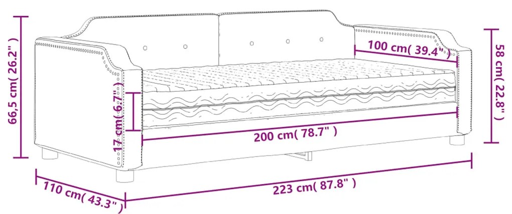 ΚΑΝΑΠΕΣ ΚΡΕΒΑΤΙ ΜΕ ΣΤΡΩΜΑ ΑΝΟΙΧΤΟ ΓΚΡΙ 100 X 200 ΕΚ. ΥΦΑΣΜΑΤΙΝΟ 3197621