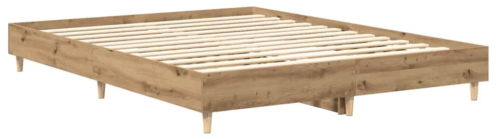 vidaXL Πλαίσιο κρεβατιού χωρίς στρώμα 140x200 εκ. Επεξεργασμένο Ξύλο