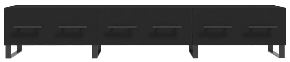 vidaXL Έπιπλο Τηλεόρασης Μαύρο 150x36x30 εκ. από Επεξεργασμένο Ξύλο