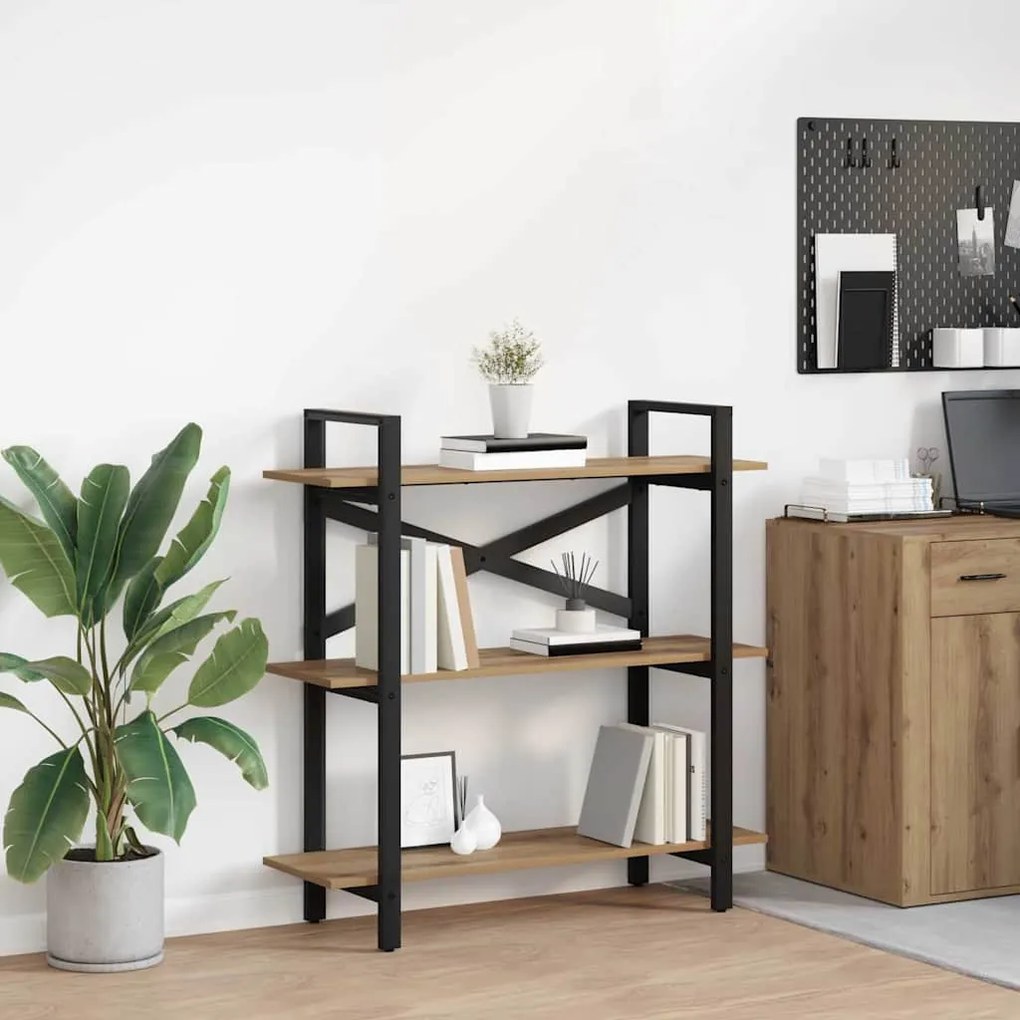 Ράφι Βιβλίων Artisan Oak 100 x 33,5 x 102 εκ Επεξεργασμένο ξύλο