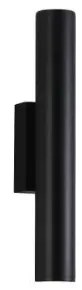 Απλίκα Φωτιστικό Τοίχου LED 10W Μαύρο ΙΡ44 30cm City 4321200 Viokef-4321200-Μαύρο 4321200