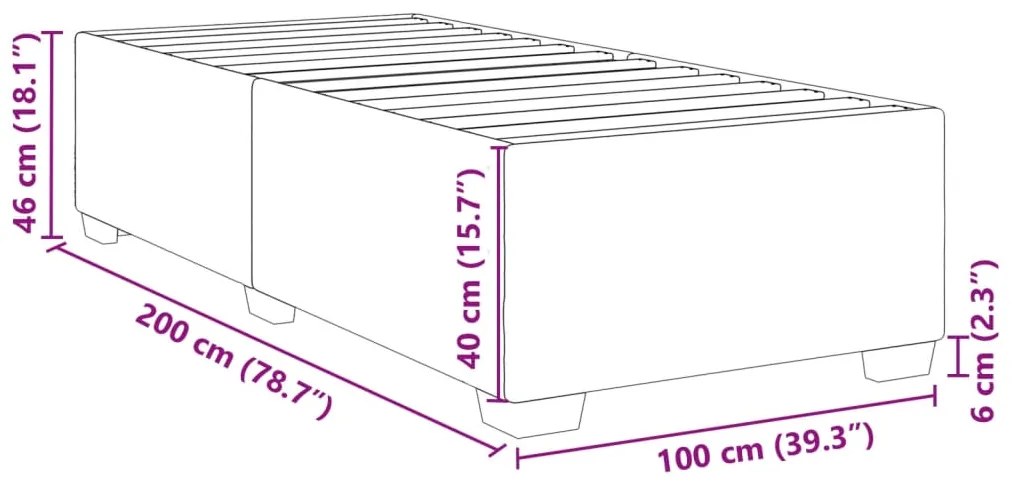 ΠΛΑΙΣΙΟ ΚΡΕΒΑΤΙΟΥ ΡΟΖ 100X200 ΕΚ. ΒΕΛΟΥΔΙΝΟ 3284618