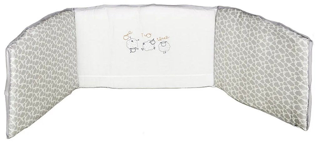 Πάντα Κούνιας (195x35) Κόσμος Του Μωρού Sheep Γκρι