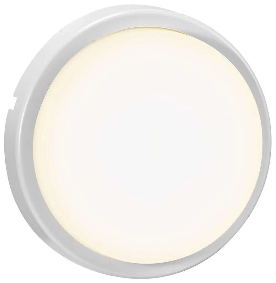 Φωτιστικό Τοίχου Cuba Energy Round 2019161001 Φ17,5cm Led 700Lm 6,5W 3000K IP54 White Nordlux Πλαστικό