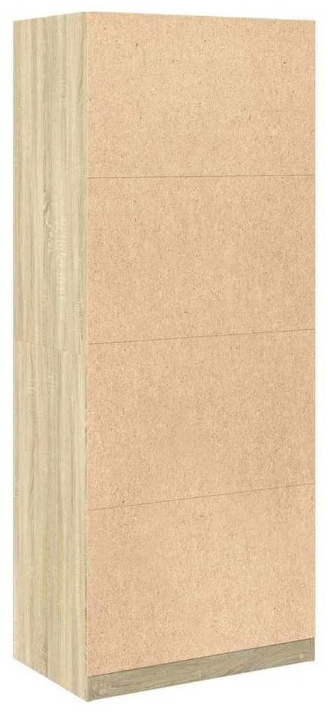 Ντουλάπα Χρώμα Sonoma Δρυς 80x50x200 εκ. από Επεξ. Ξύλο 3307749