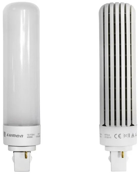 Adeleq Led Λάμπα Smd G24D Τύπου Plc 2Pin 11W 230V Λευκό 13-11241