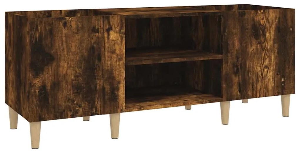 vidaXL Δισκοθήκη Καπνιστή Δρυς 121x38x48 εκ. από Επεξεργασμένο Ξύλο