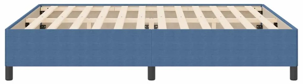 vidaXL Σκελετός Κρεβατιού Μπλε 180 x 200 cm Βελούδο