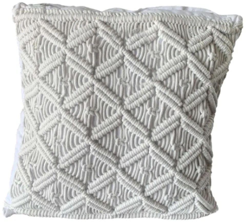 Μαξιλάρι Διακοσμητικό (Με Γέμιση) 00.02.23524 White 45X45 100% Cotton