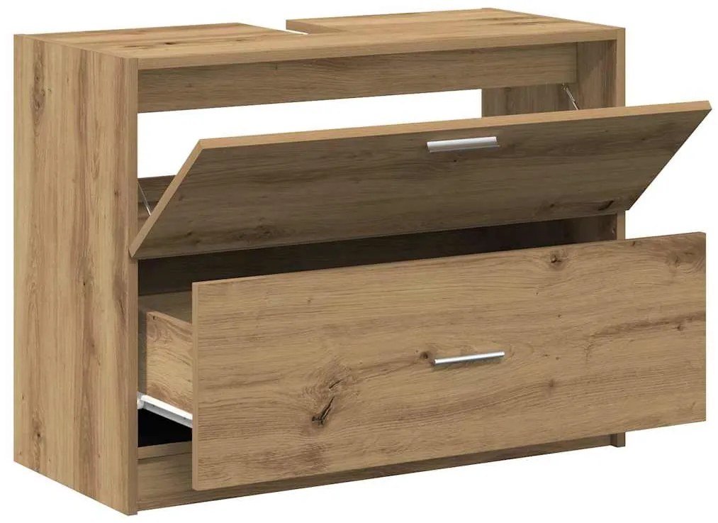 vidaXL Ντουλάπι Νεροχύτη με συρτάρι Artisan Oak 78 x 37 x 59 cm
