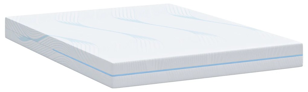 vidaXL Στρώμα Λευκό 140 x 200 cm Pěna