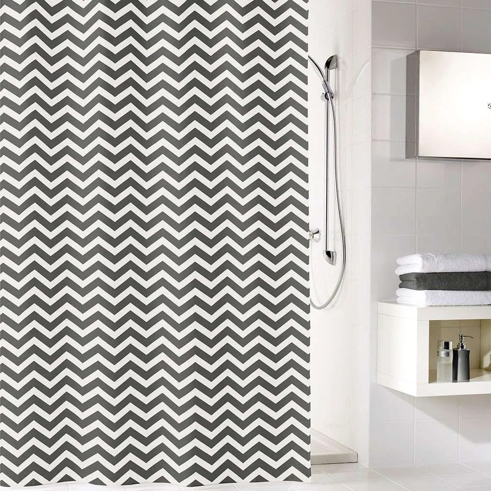 Κουρτίνα Μπάνιου Zack 5954 Slate Grey Kleine Wolke 120Πx200Υ 120x200cm Plastic
