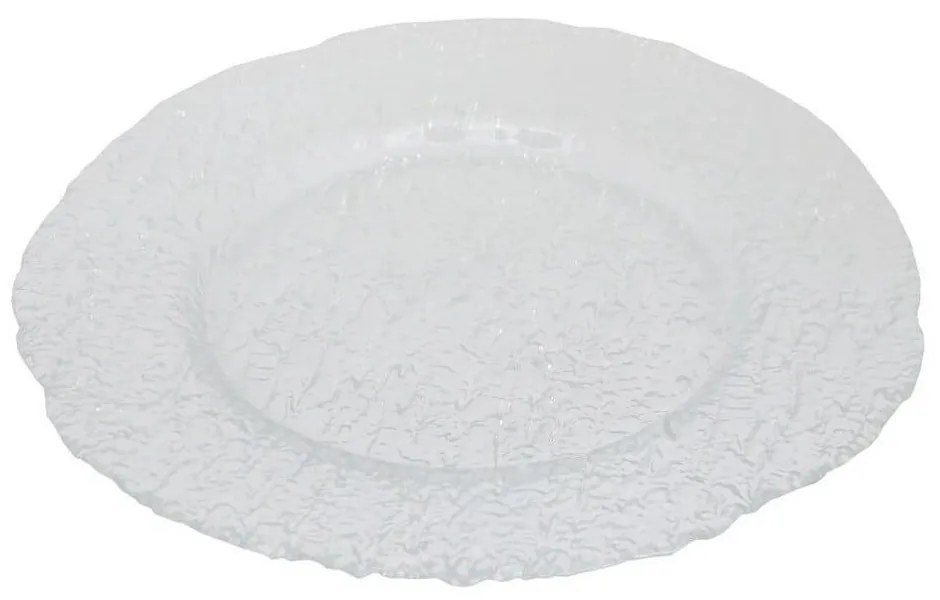 Πιάτο Με Χείλος Ρηχό Ramos Hor1131K6 Φ33cm Clear Espiel Glass