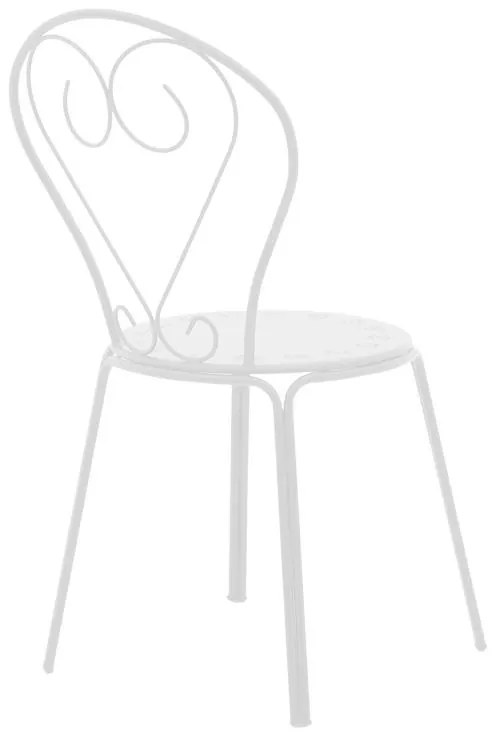 Σετ Κήπου Τραπεζαρία Watson-Chari 3 τεμ Μεταλλικό Λευκό με Τραπέζι 70x70x70εκ. 70x70x70 εκ.