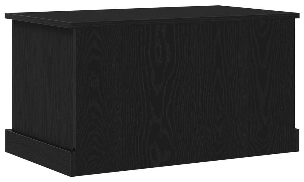 vidaXL Κουτί Αποθήκευσης Μαύρο Δρυς 70x40x38 εκ. Κατασκευασμένο Ξύλο