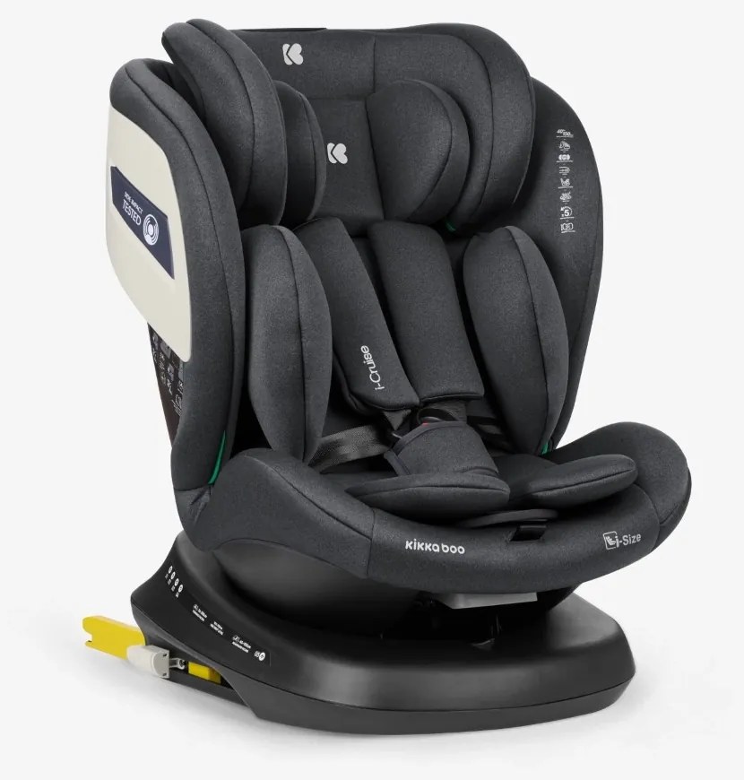 KIKKA BOO ΚΑΘΙΣΜΑ ΑΥΤΟΚΙΝΗΤΟΥ i-CRUISE i-SIZE 40-150CM DARK GREY 31002100031