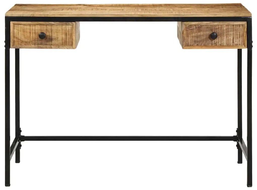 vidaXL Γραφείο με συρτάρι Καφέ 105 x 50 x 75 εκ Μασίφ ξύλο μάνγκο