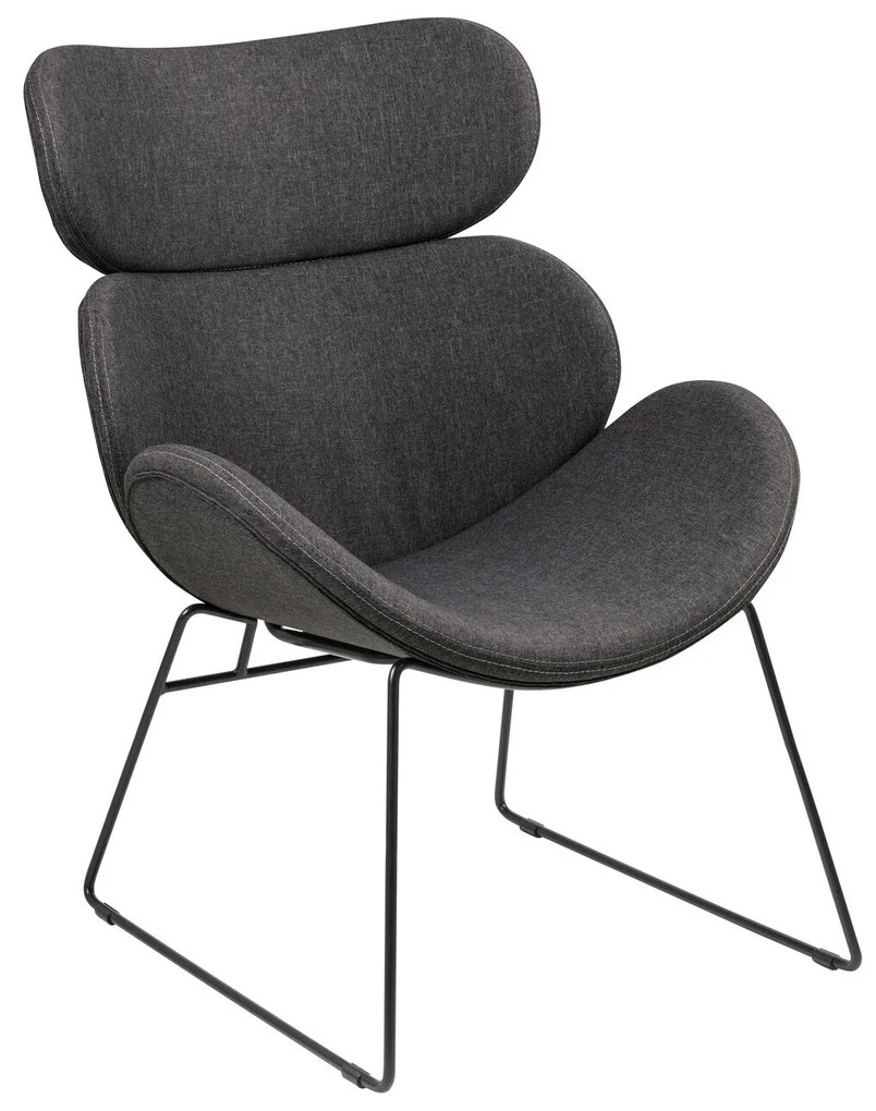 Πολυθρόνα Oakland 205, Γκρι, 91x69x79cm, 13 kg, Ταπισερί, Πόδια: Μέταλλο | Epipla1.gr