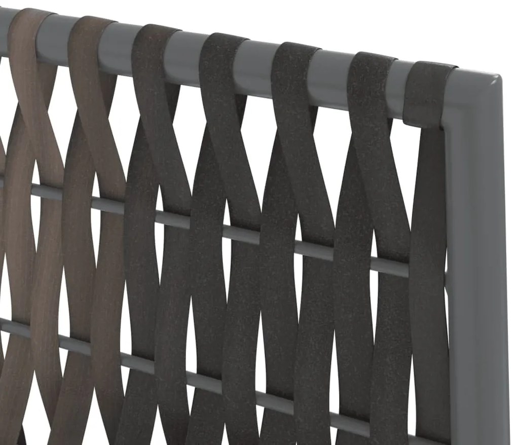 vidaXL Καρέκλες Κήπου 2 τεμ. Καφέ 54x61x83 εκ. Συνθ. Ρατάν &amp; Μαξιλάρια