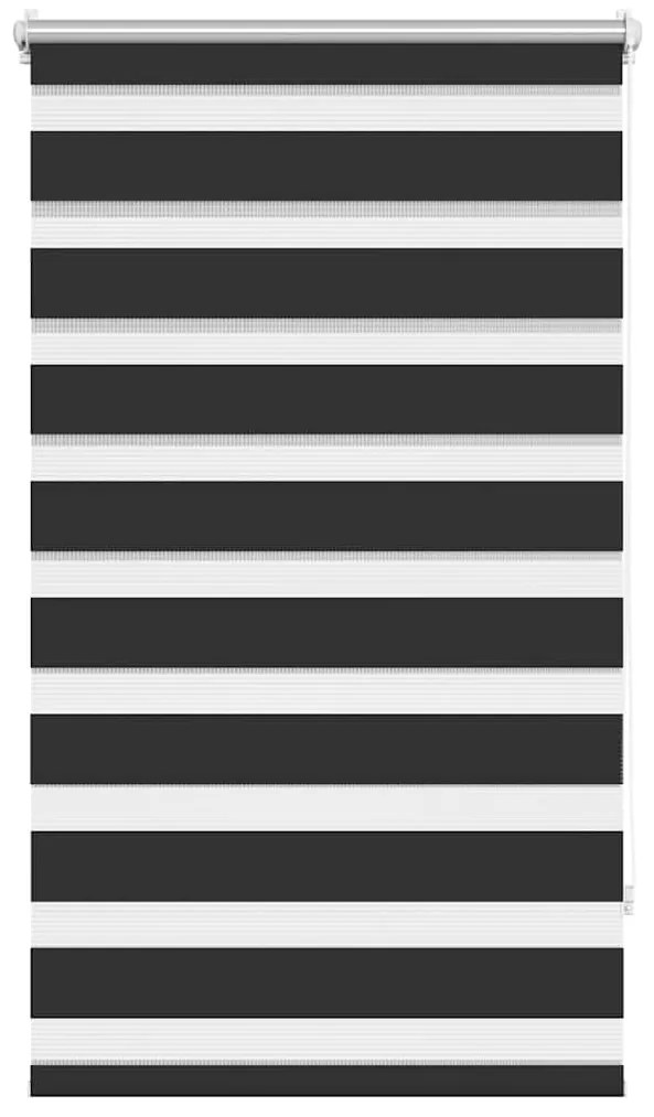 vidaXL Ρόλερ Zebra Μαύρο 70 x 120cm
