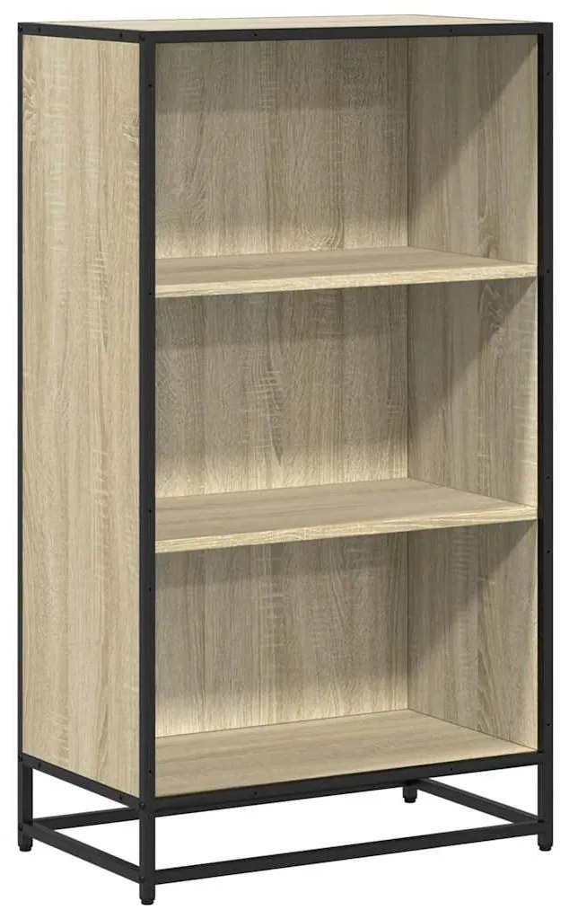 vidaXL Ντουλάπι βιβλίων Sonoma Oak 60x35x107,5 cm Κατασκευασμένο ξύλο