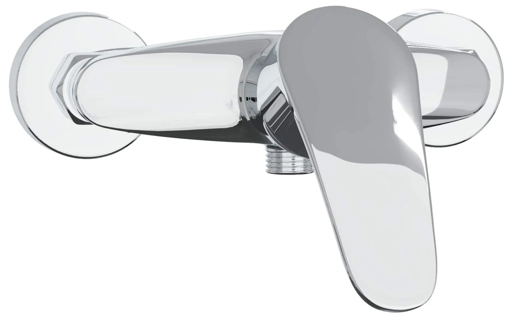 vidaXL Μίξερ ντους Με επίστρωση χρωμίου G 1 / 2 ίντσες