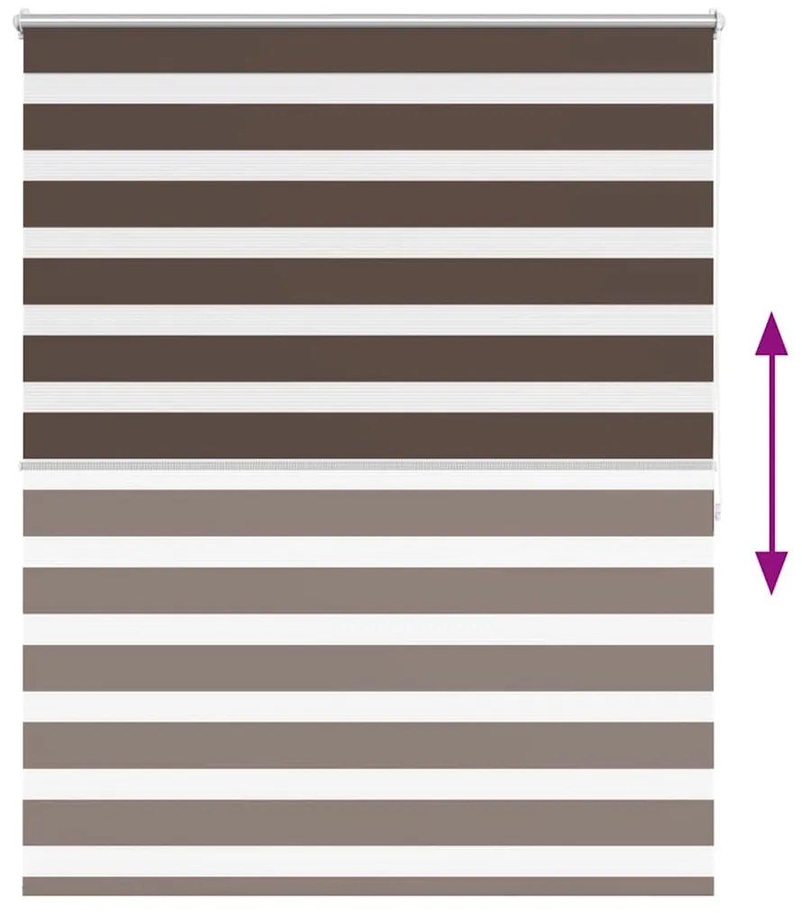 Ρόλερ Zebra Καφέ 120 x 175cm