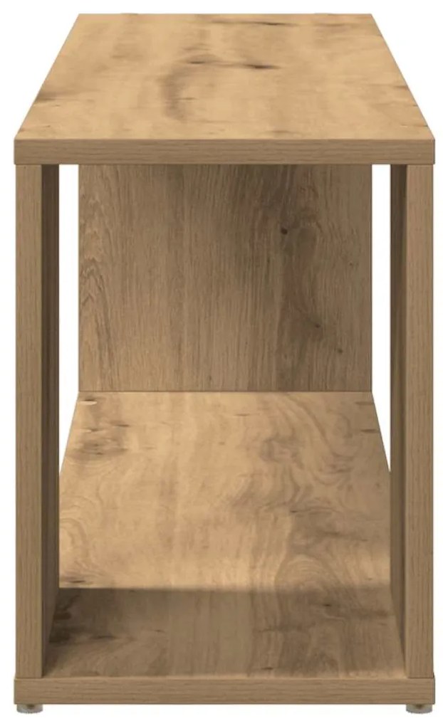 vidaXL Έπιπλο Τηλεόρασης Αρτισιανή Δρυς 100x24x32εκ. από Επεξεργ. Ξύλο