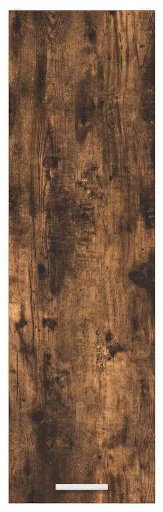 vidaXL Κρεμαστό ντουλάπι με αποθήκευση Καπνιστό Δρύς 30 x 31 x 100 εκ.