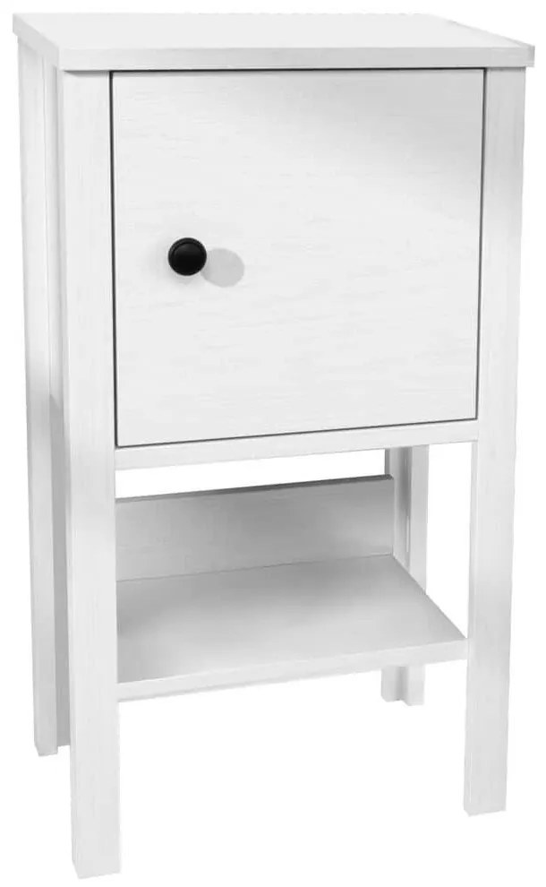 Κομοδίνο Frn 787CDL1605 40x53x71cm White