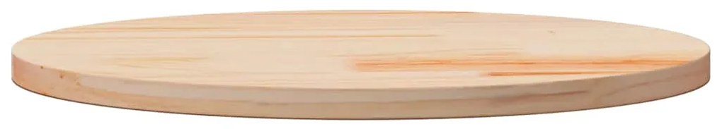 vidaXL Επιφάνεια Τραπεζιού Ø70 x 2,5 εκ. από Μασίφ Ξύλο Πεύκου