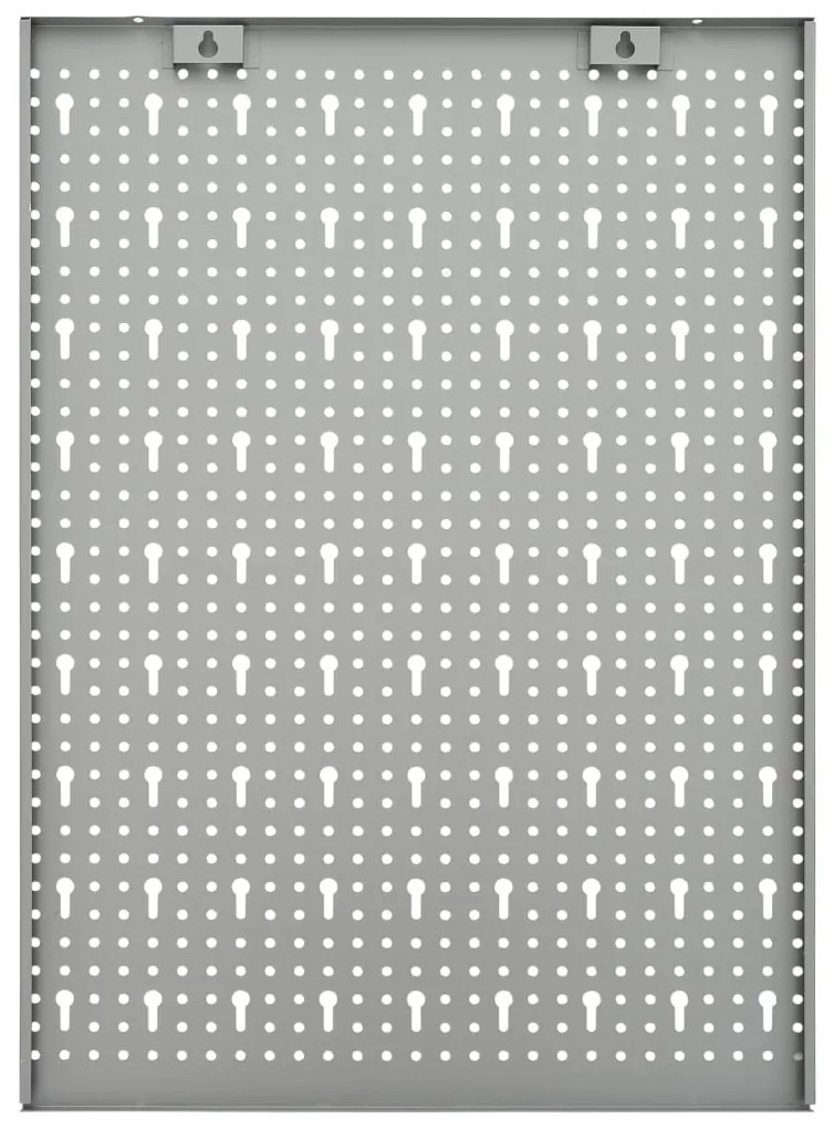 vidaXL Πλάτες Εργαλείων Τοίχου Διάτρητες 3 τεμ. 40 x 58 εκ. Ατσάλινες
