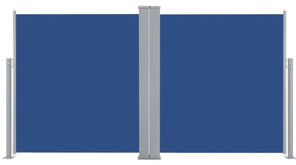 vidaXL Σκίαστρο Πλαϊνό Συρόμενο Μπλε 160 x 600 εκ.