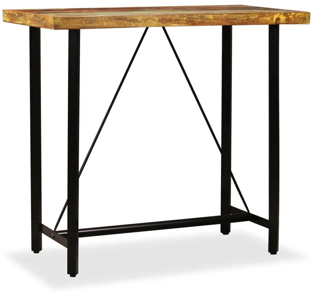 Τραπέζι Μπαρ 120 x 60 x 107 εκ. από Μασίφ Ανακυκλωμένο Ξύλο - Καφέ