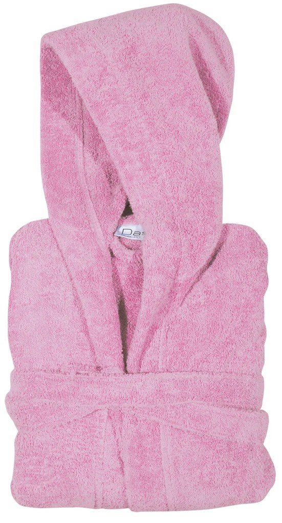 Μπουρνούζι Παιδικό Βαμβακερό 10 Ετών Casual 5904 Ροζ-Nude Das Kids