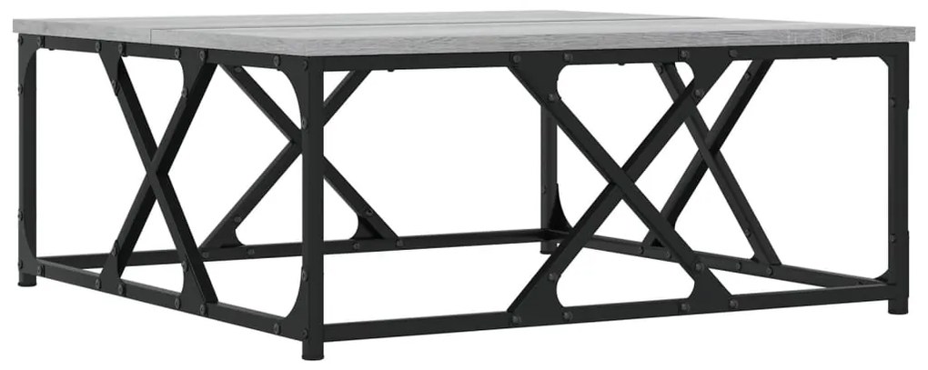 vidaXL Τραπεζάκι Σαλονιού Γκρι Sonoma 70x70x30 εκ. Επεξεργασμένο Ξύλο