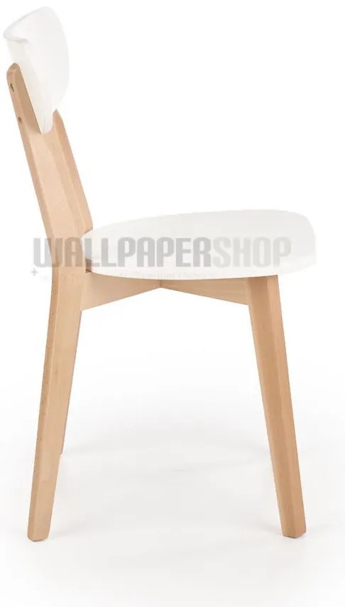 Καρέκλα Λευκή Ξύλινη 45x50x81